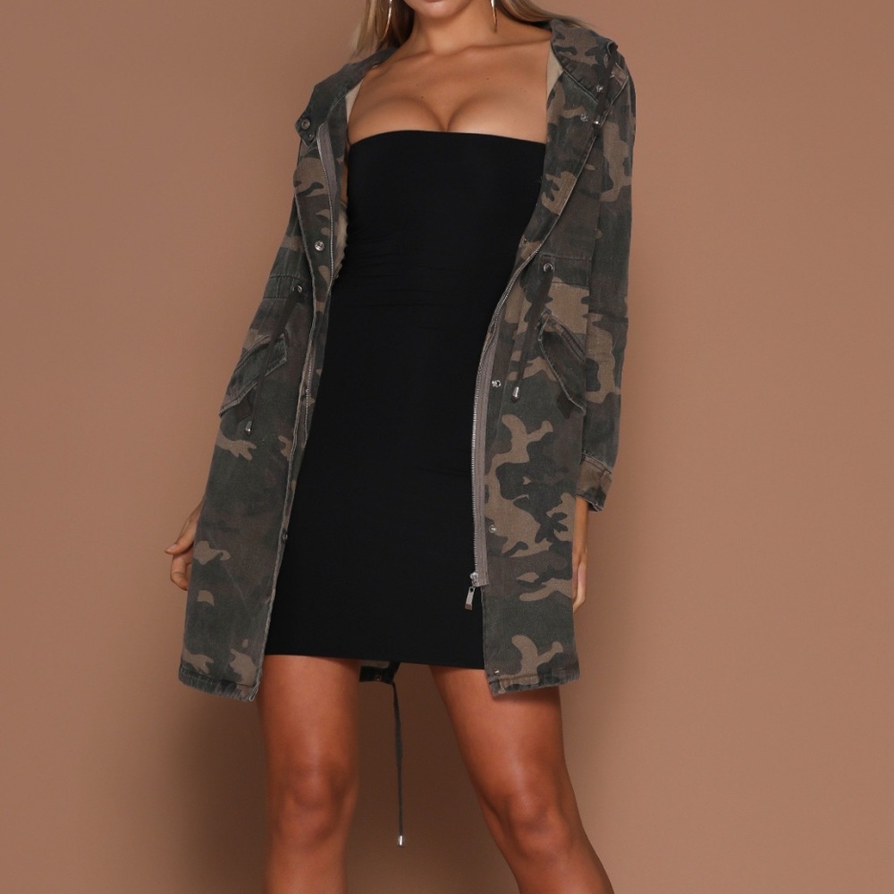 Meshki Camo Parka Jacket